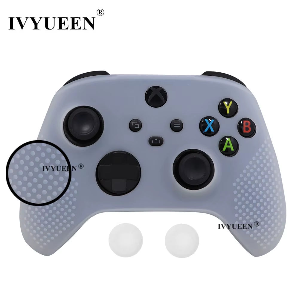 Silicone Case for Xbox Series X S Controller Protective Skin Gamepad Rubber Skin Thumb Grips Cap Joystick Cover Shell
