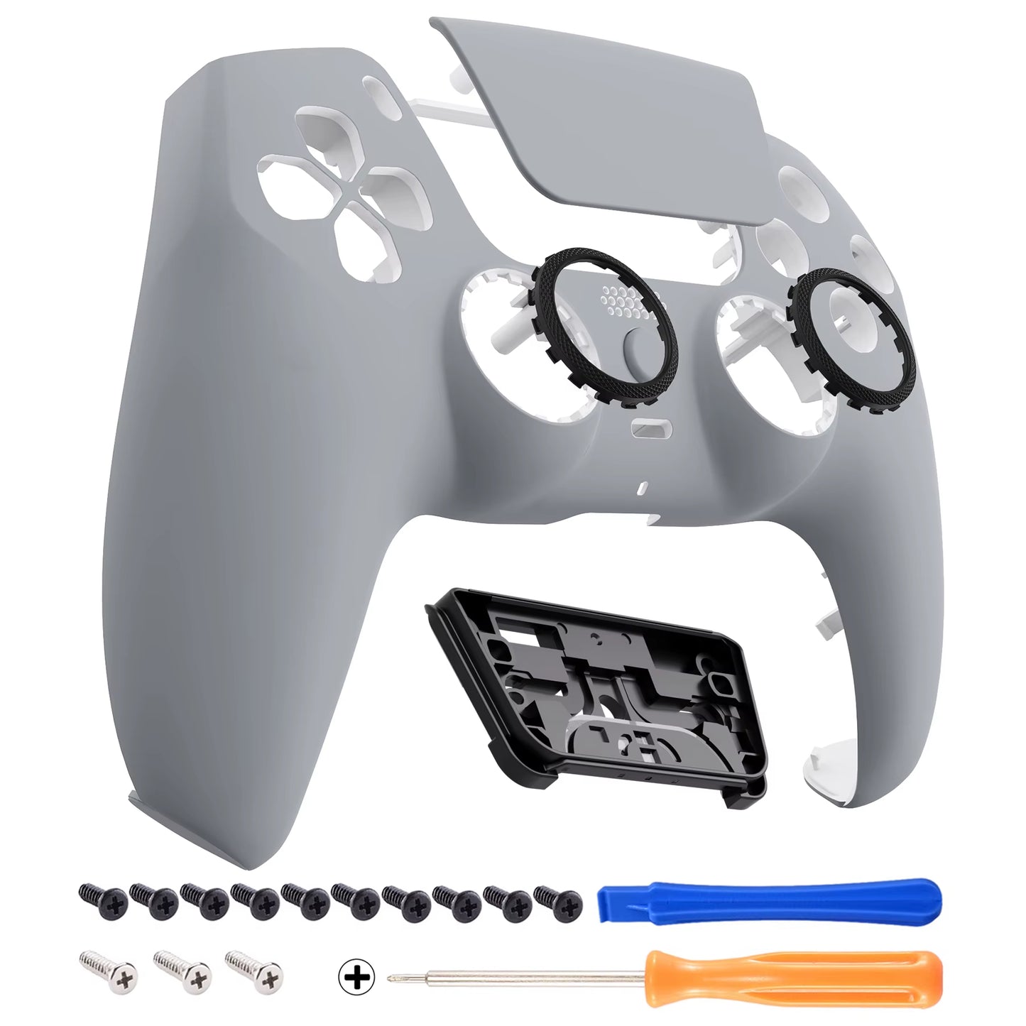 LUNA Redesigned Replacement Front Shell Touchpad Compatible with Ps5 Controller BDM-010/020/030/040/050
