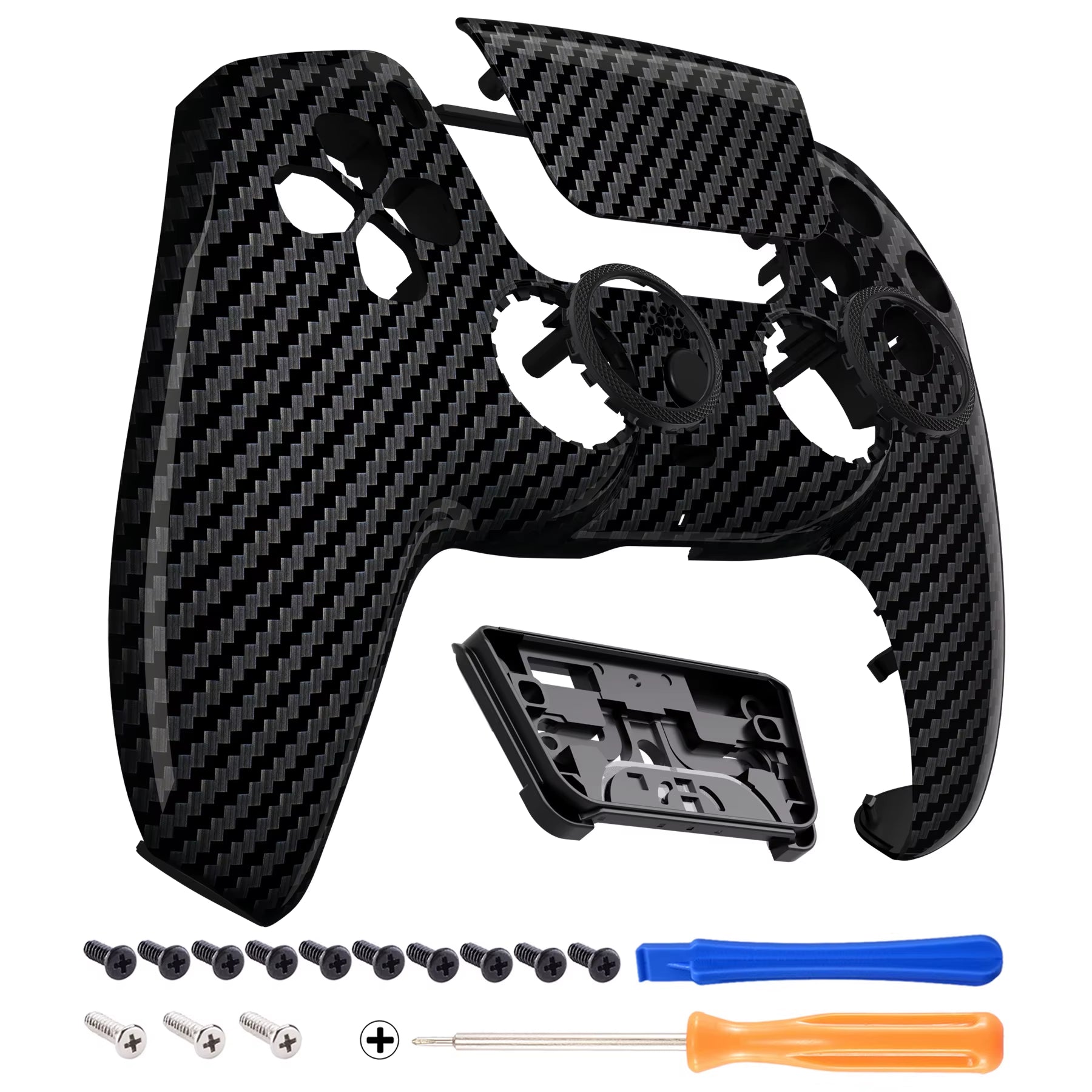 LUNA Redesigned Replacement Front Shell Touchpad Compatible with Ps5 Controller BDM-010/020/030/040/050