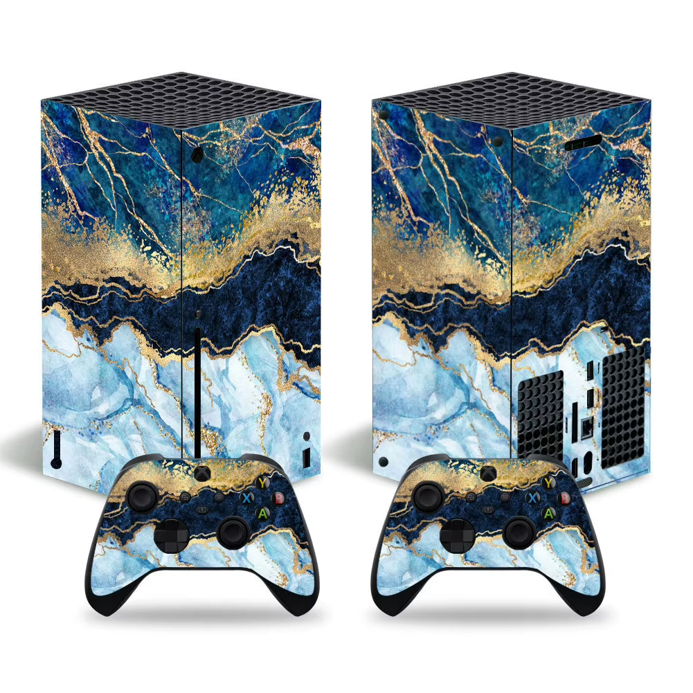 Skin Wrap for Xbox Series X Skin Sticker for Xbox Series X Controller Full Protective Cover Console Vinyl Decal Game Accessories