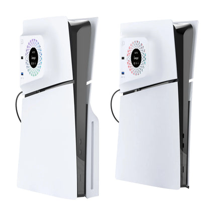 IPEGA Temperature Cooling Fan for PS5 SLIM with RGB Lights Cooler + USB Port PG-P5S019