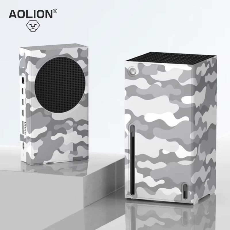 For Xbox Series S X Host Skin PU Removable Protective Shell Dustproof Case Cover for XBOX Series X/S Game Accessories