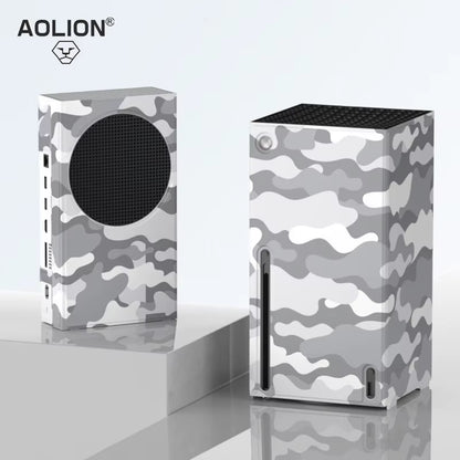 For Xbox Series S X Host Skin PU Removable Protective Shell Dustproof Case Cover for XBOX Series X/S Game Accessories