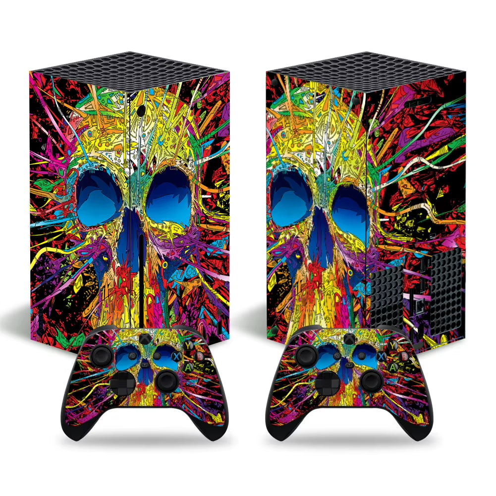 Skin Wrap for Xbox Series X Skin Sticker for Xbox Series X Controller Full Protective Cover Console Vinyl Decal Game Accessories