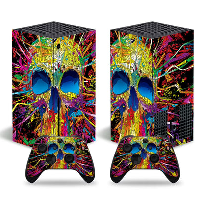 Skin Wrap for Xbox Series X Skin Sticker for Xbox Series X Controller Full Protective Cover Console Vinyl Decal Game Accessories