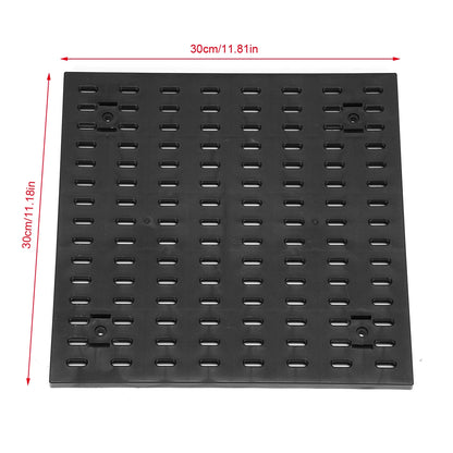 Multifunctional Pegboard Wall Organizer PP 30X30Cm Set Heavy Load Modular Design Gaming Peripheral Storage Hooks Shelves Detachable Accessories