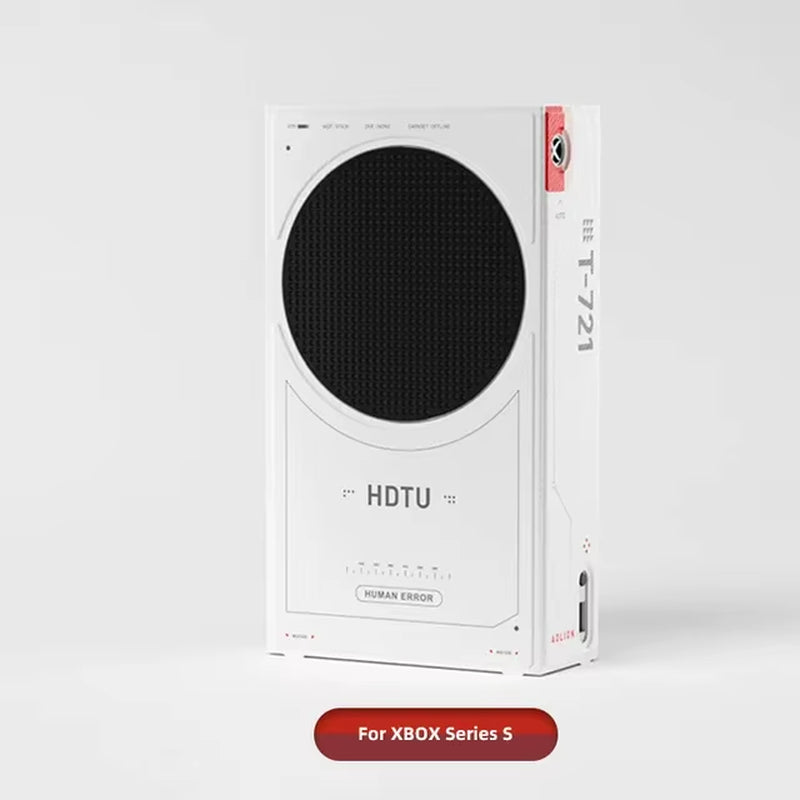 For Xbox Series S X Host Skin PU Removable Protective Shell Dustproof Case Cover for XBOX Series X/S Game Accessories