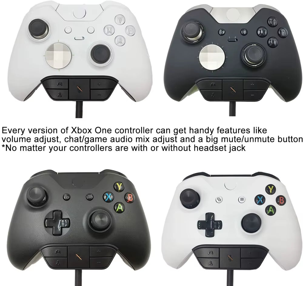 Headset Adapter for Xbox One Controller Stereo Headphone Adaptor Converter for Xbox Series X/S Gamepad