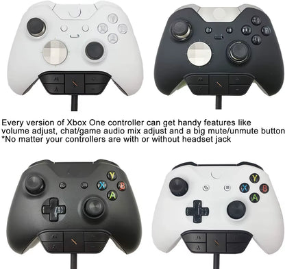 Headset Adapter for Xbox One Controller Stereo Headphone Adaptor Converter for Xbox Series X/S Gamepad