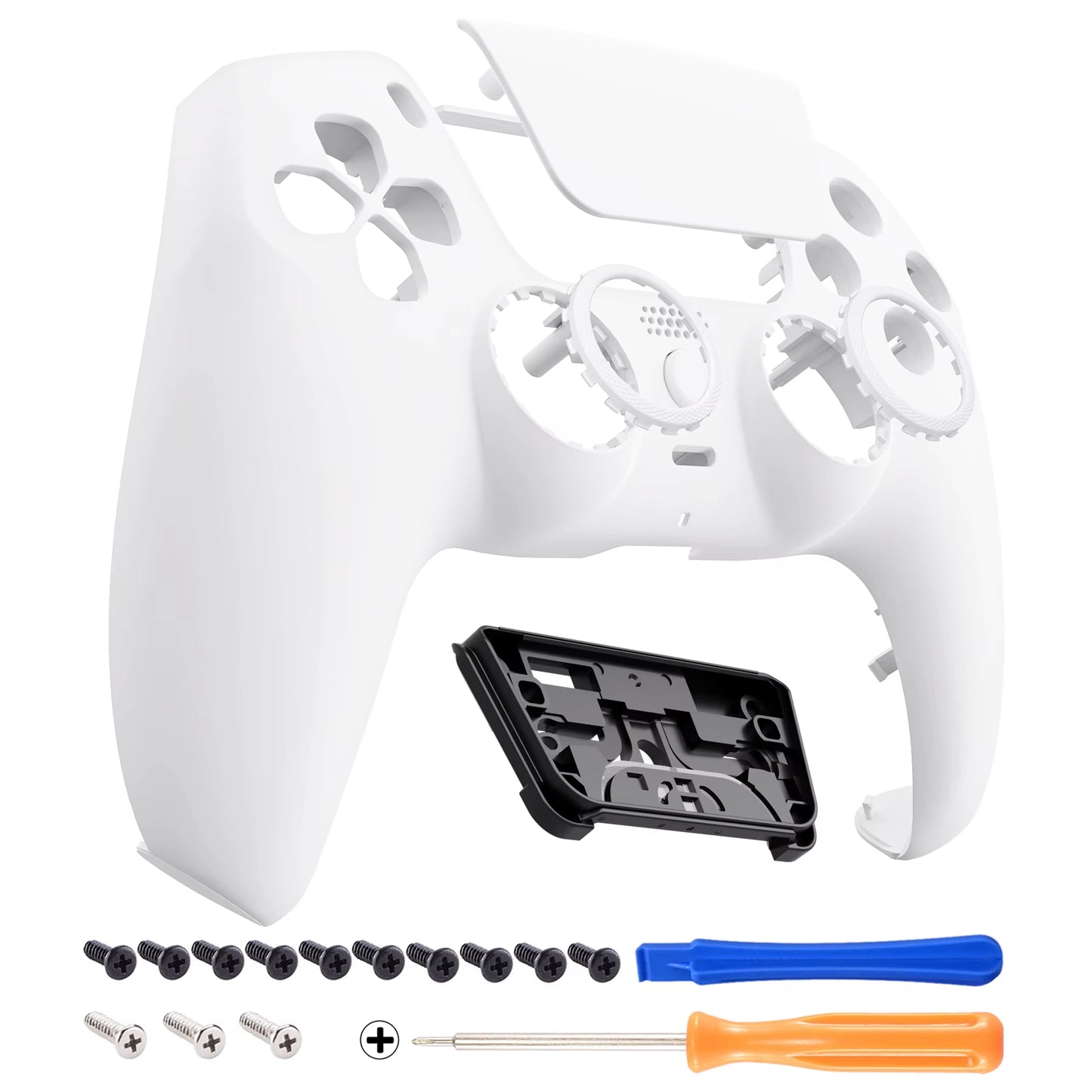 LUNA Redesigned Replacement Front Shell Touchpad Compatible with Ps5 Controller BDM-010/020/030/040/050