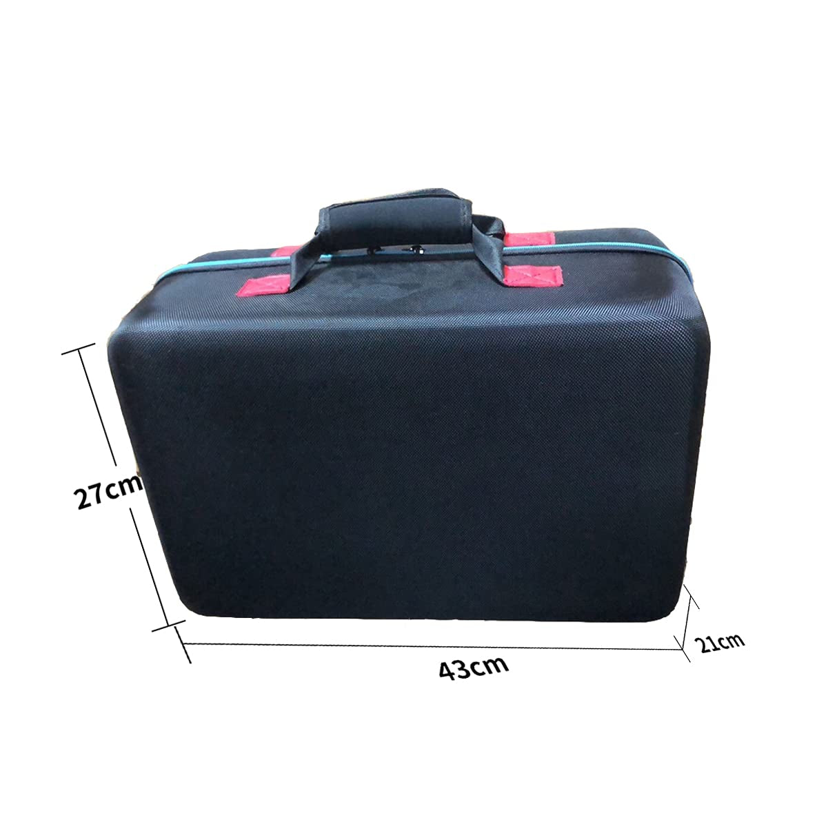 Carrying Case for PS5 Hard Shell Carry Case Travel Bag, Portable Protective Case Compatible with PS5 Console, Controller and Accessories (Black),43*27*21Cm16.93*10.63*8.27In