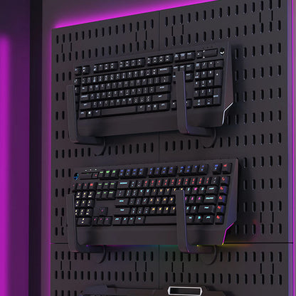 Multifunctional Pegboard Wall Organizer PP 30X30Cm Set Heavy Load Modular Design Gaming Peripheral Storage Hooks Shelves Detachable Accessories