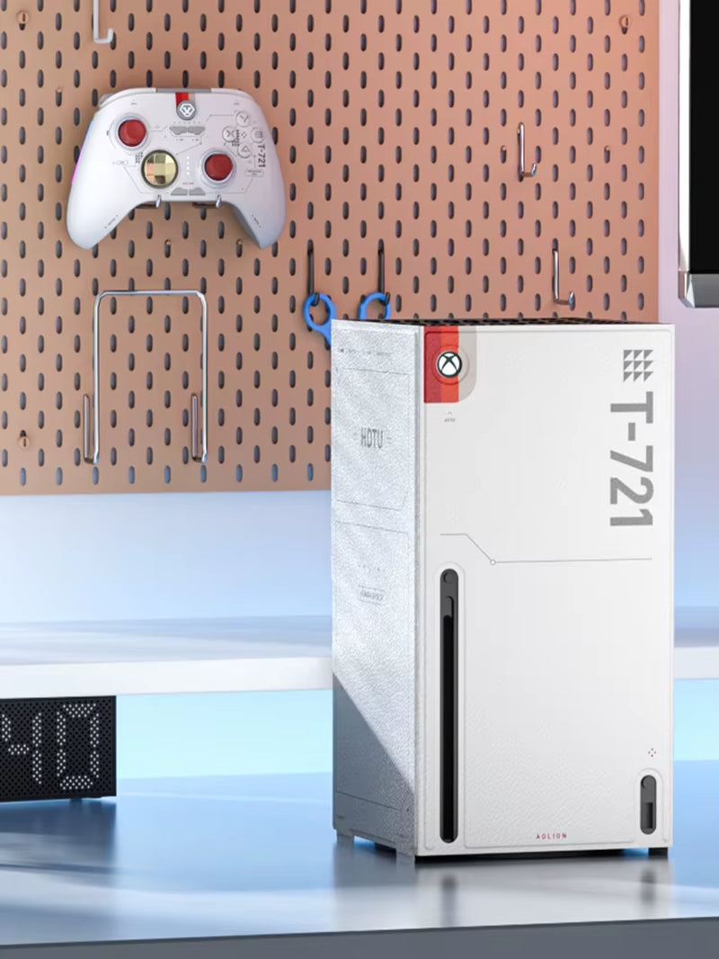 For Xbox Series S X Host Skin PU Removable Protective Shell Dustproof Case Cover for XBOX Series X/S Game Accessories