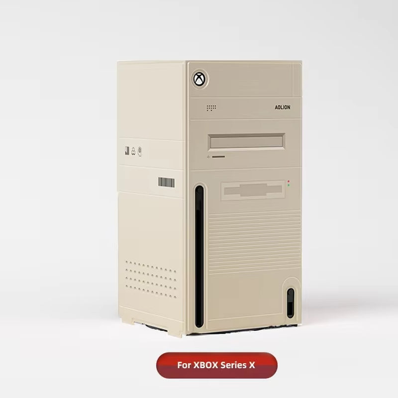 For Xbox Series S X Host Skin PU Removable Protective Shell Dustproof Case Cover for XBOX Series X/S Game Accessories