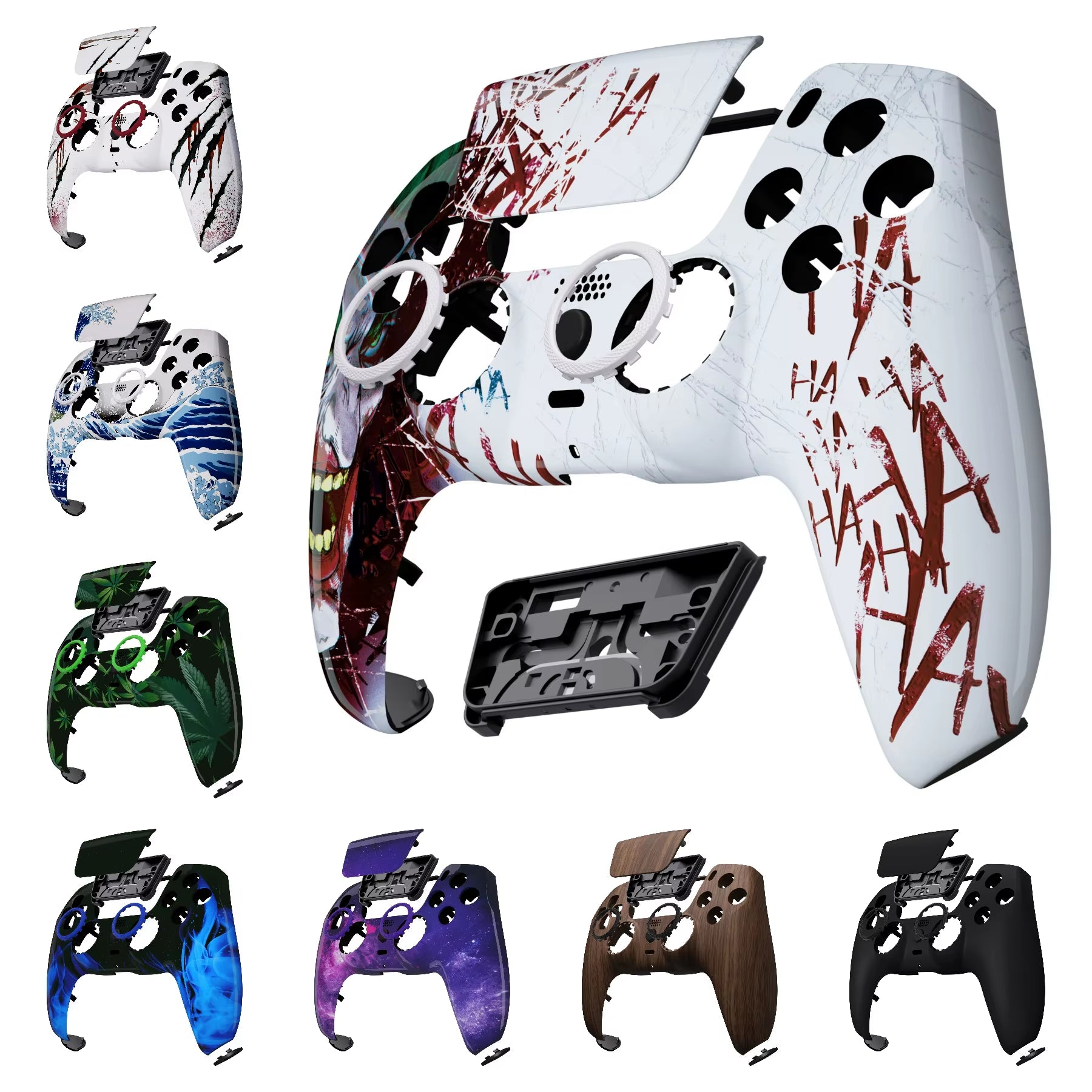 LUNA Redesigned Replacement Front Shell Touchpad Compatible with Ps5 Controller BDM-010/020/030/040/050