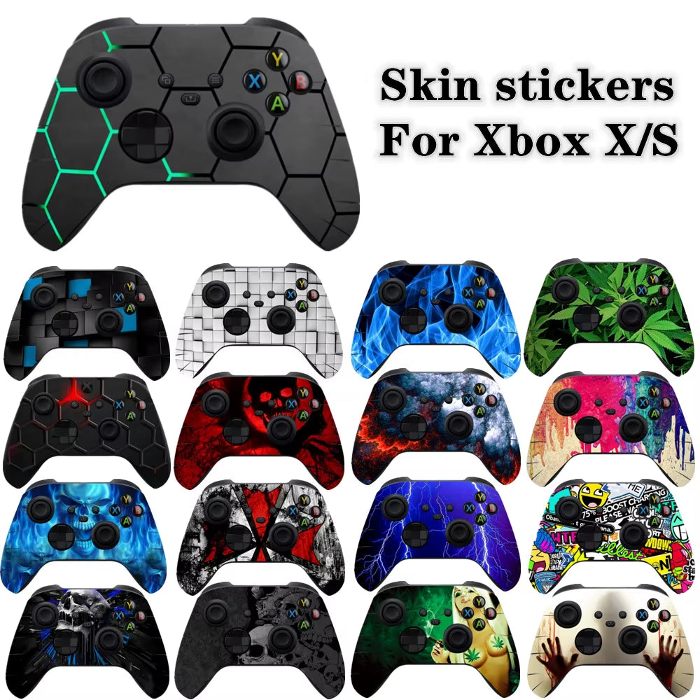 NEW Gamepad Anti-Slip Skin Sticker for Xbox Series X/S Controller Joystick Protective Decal Accessories Dust-Proof Skin Stickers