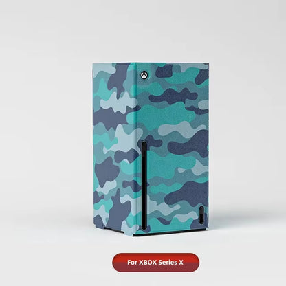 For Xbox Series S X Host Skin PU Removable Protective Shell Dustproof Case Cover for XBOX Series X/S Game Accessories