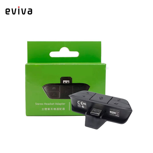 Headset Adapter for Xbox One Controller Stereo Headphone Adaptor Converter for Xbox Series X/S Gamepad