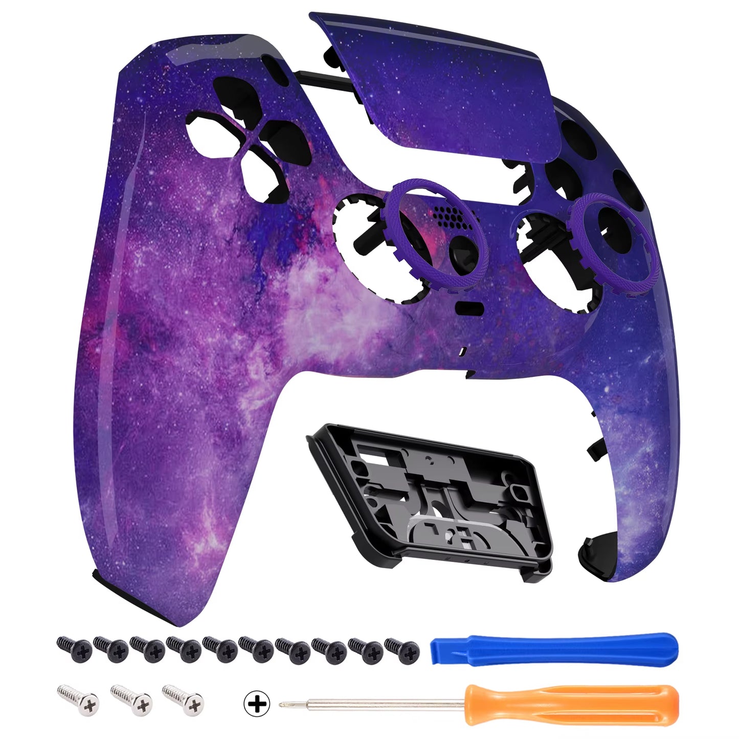 LUNA Redesigned Replacement Front Shell Touchpad Compatible with Ps5 Controller BDM-010/020/030/040/050