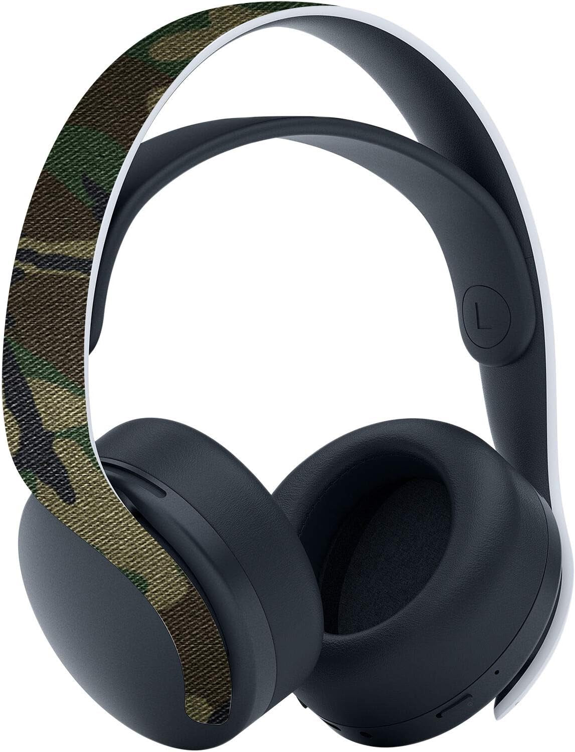 Army Green Camouflage Full Set Skin Decal for Ps5 Console Digital Edition, Sticker Vinyl Decal Cover for Ps5 Controller & Charging Station & Headset & Media Remote