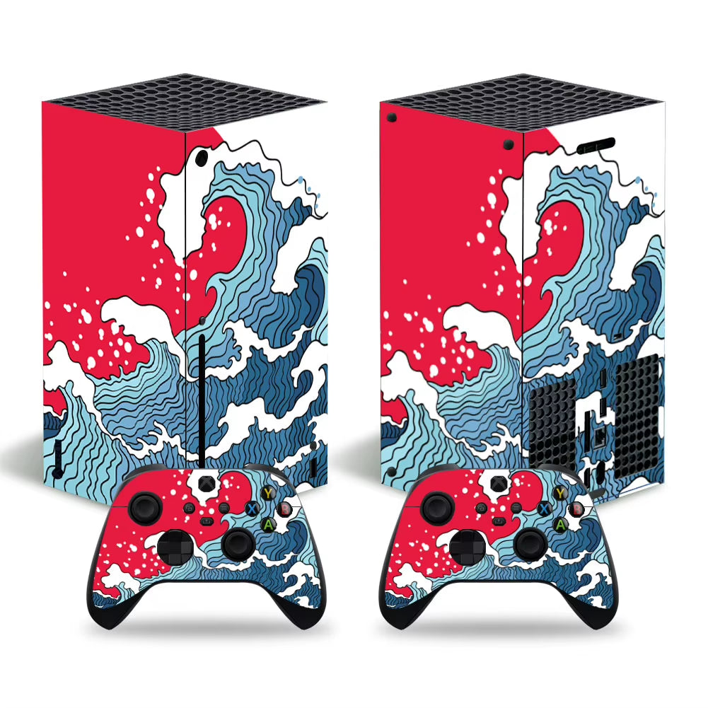 Skin Wrap for Xbox Series X Skin Sticker for Xbox Series X Controller Full Protective Cover Console Vinyl Decal Game Accessories