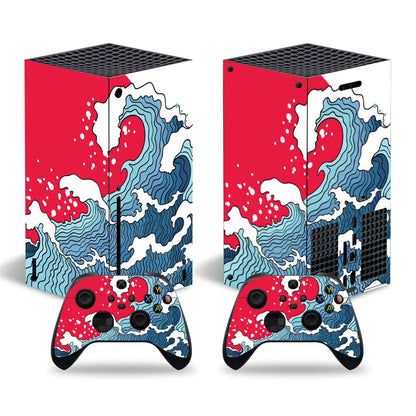 Skin Wrap for Xbox Series X Skin Sticker for Xbox Series X Controller Full Protective Cover Console Vinyl Decal Game Accessories