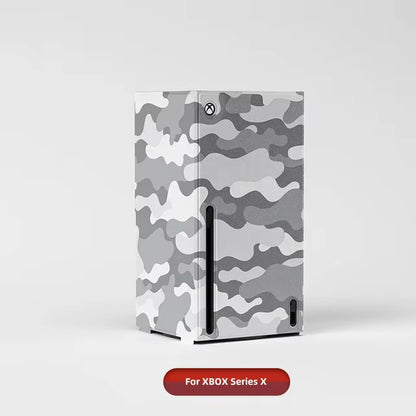 For Xbox Series S X Host Skin PU Removable Protective Shell Dustproof Case Cover for XBOX Series X/S Game Accessories